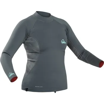 Neoprenové oblečení Neoprenové triko Palm NeoFlex women longsleeve - dámské Barva: Jet grey, Velikost: L