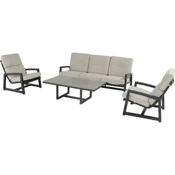 Zahradní sestava Gio lounge zahradní souprava s lavicí pro 3