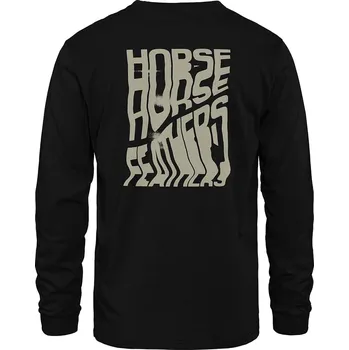 Tričko Horsefeathers Xerox LS black M 2025 - Odesíláme do 24 hodin