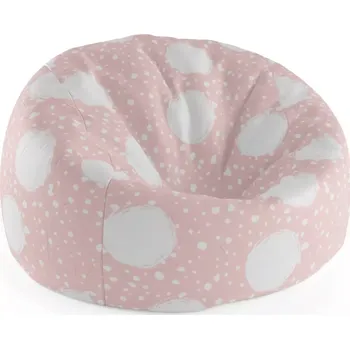 Sedací pytel Sablio Sedací vak Cocoon Bílé fleky - 115 x 75 cm x 45 cm - Sablio