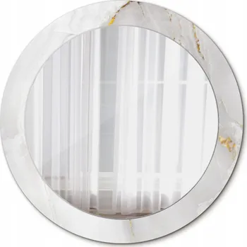 Zrcadlo Koupelnové zrcadlo s rámem Lesklý mramor 70 cm