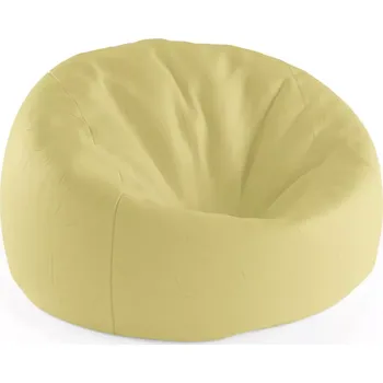 Sedací pytel Sablio Sedací vak Cocoon Světle žlutá - 115 x 75 cm x 45 cm - Sablio