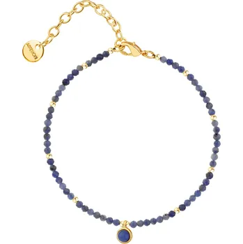 Náramek Pozlacený náramek z mosazi s avanturíny - AR541-4037