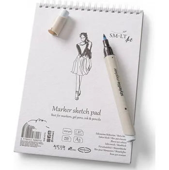 SMLT Art Blok na spirále Authentic A5 - 40 listů