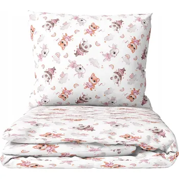 Povlečení Sada povlečení Čtyři Sloni 100 x 135 cm, vícebarevné