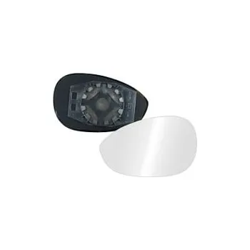 Auto zrcátko Sklo levého zpětného zrcátka FIAT LINEA | 2007-2013 | nevyhřívané | chromové | vypouklé | VIEW MAX |