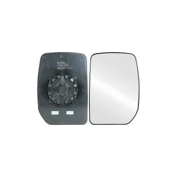 Auto zrcátko Sklo levého zpětného zrcátka FORD TRANSIT IV Facelift | 2006-2013 | nevyhřívané | chromové | vypouklé | TAIWAN |