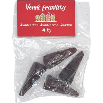 Vonná tyčinka ARÔME AROME Sada 4 vonných františků, Santalové dřevo