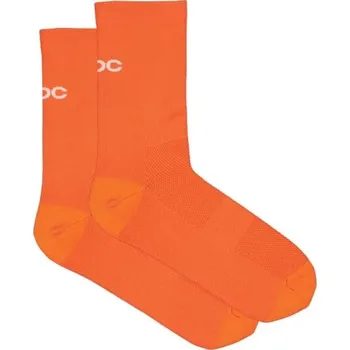 Pánské ponožky POC Cyklistické ponožky klasické - CADENCE ROAD SOCKS - oranžová 43-45