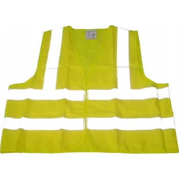 reflexní vesta VÝSTRAŽNÁ REFLEXNÍ VESTA ŽLUTÁ BOZP CE XL