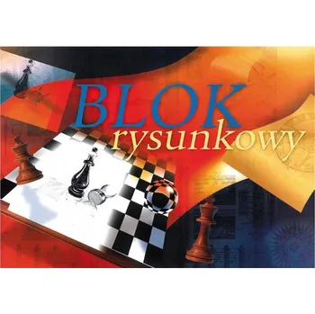 Blok Blok na Kreslení Bílý Bloky Pro Kreslení A4 20 Listů Kreska 10 kusů