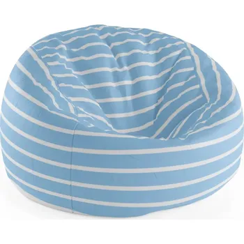 Sedací pytel Sablio Sedací vak Cocoon Modrobílé pruhy - 115 x 75 cm x 45 cm - Sablio