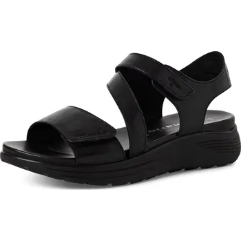 Dámské sandále DÁMSKÉ SANDÁLY TAMARIS 1-28228-44 007 ČERNÁ Barva: Černá, Velikost: 37