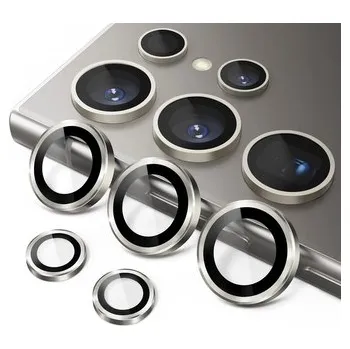 Unicorno ochranné sklo fotoparátu s aplikátorem Samsung S928 Galaxy S24 Ultra silver