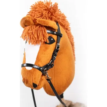 Hobby horsing HOBBY HORSE koník na tyči A4 s irokézem a ohlávkou