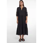 Rino & Pelle Rino&Pelle dámské šaty s výšivkou Alberta černé Velikost: 36