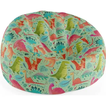 Sedací pytel Sablio Sedací vak Cocoon Dinosauři v trávě - 115 x 75 cm x 45 cm - Sablio