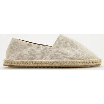 Pánské kalhoty Reserved - Pletené espadrilky - béžová - 198CR-08X - 198CR-08X-42