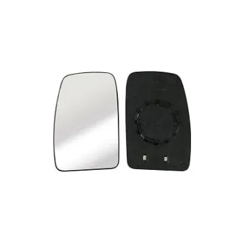 Auto zrcátko Sklo levého zpětného zrcátka RENAULT Master | 2004-2006 | vyhřívané | chromové | vypouklé | TAIWAN |