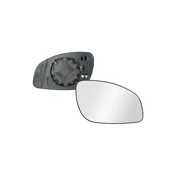 Auto zrcátko Sklo pravého zpětného zrcátka OPEL VECTRA C Facelift | 2005-2008 | nevyhřívané | chromové | vypouklé | VIEW MAX |