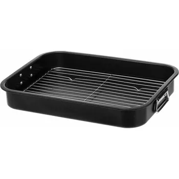 pekáč Maku Nepřilnavý pekáč s grilovací mřížkou 40 x 28 x 7 cm