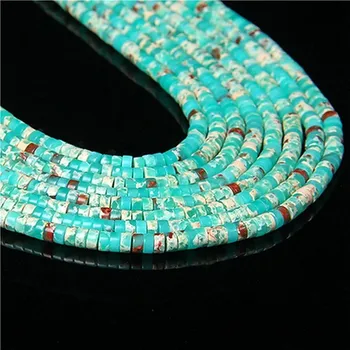 Náramek Přírodní korálky na náramky a šperky | výroba šperků - Č. 42 Shoushan , 2x4mm 75-80ks