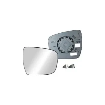 Auto zrcátko Sklo pravého zpětného zrcátka NISSAN QASHQAI (J11) | 2014-2017 | nevyhřívané | chromové | vypouklé | VIEW MAX |