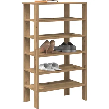 Botník Botník bílý 61x32x87,5 cm kompozitní dřevo