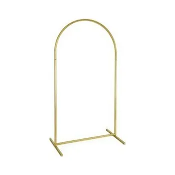 Svatební dekorace Stojan na pozadí, mini oblouk, zlatý, 80x150 cm