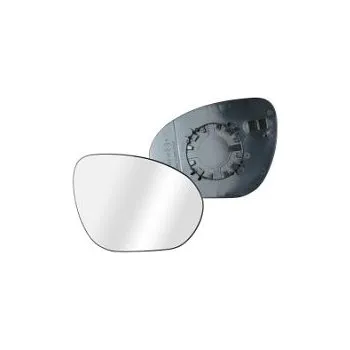 Auto zrcátko Sklo pravého zpětného zrcátka NISSAN JUKE | 2010-2014 | nevyhřívané | chromové | vypouklé | VIEW MAX |