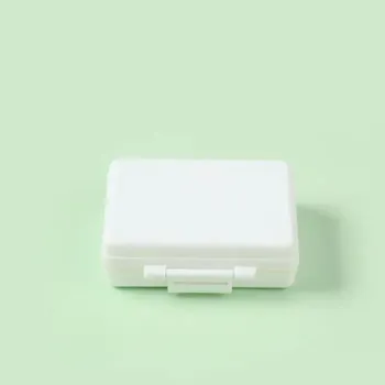 Lékovka Krabička na léky s přihrádkami | Cestovní lékovka, rozdělovač léků - Bílý