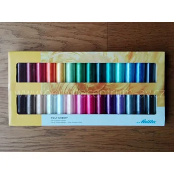 Nit Amann Poly Sheen 40 sada nití 28 ks nit polyester 200m