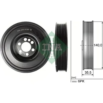 Řemenice, klikový hřídel Schaeffler INA 544 0159 10