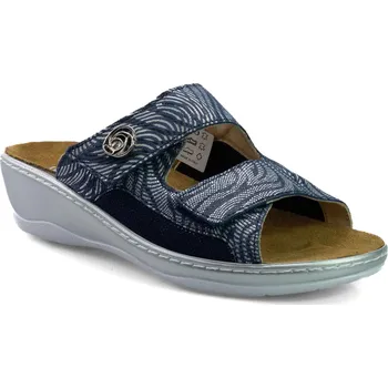 Dámská zdravotní obuv Sanofit DUAL A418 TNK modré pantofle dámské halluxové Velikost: 42