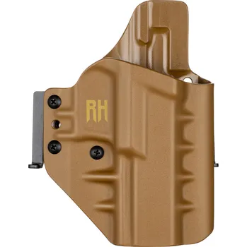 Příslušenství pro sportovní střelbu RH Holsters FROGY - Springfield Echelon - HS Echelon - vnější kydexové pouzdro - poloviční sweatguard - coyote hnědá Pouzdro je pro: Pravák