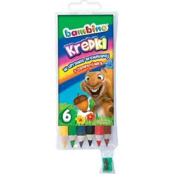 Pastelka Sada pastelek grafitových Pastelky Bambino, dětské pastelky , 6 ks