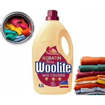 Prací gel Tekutý prací prostředek na barevné prádlo Woolite Colour Keratin 4,5 l / 75 praní