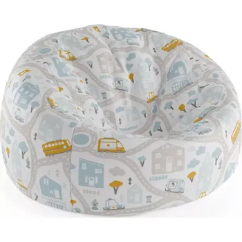 Sedací pytel Sablio Sedací vak Cocoon Cestičky s dopravou - 115 x 75 cm x 45 cm - Sablio