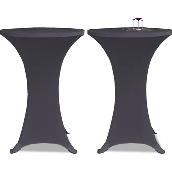 Zahradní stůl Návlek na koktejlový stůl Ø 80 cm bílý strečový 4 ks