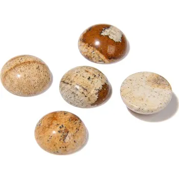 Přírodní kámen Kulatý přírodní kámen | dekorační minerál 10 ks - Obrázek , 6 mm