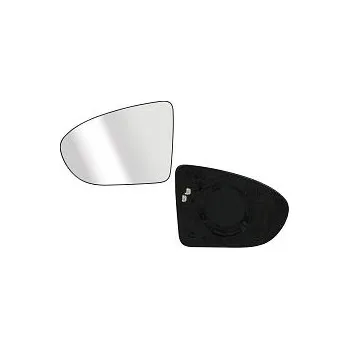 Auto zrcátko Sklo levého zpětného zrcátka NISSAN QASHQAI (J10) | 2010-2014 | vyhřívané | chromové | vypouklé | VIEW MAX |