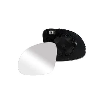 Auto zrcátko Sklo levého zpětného zrcátka ŠKODA YETI | 2009-2013 | vyhřívané | chromové | vypouklé | TAIWAN |