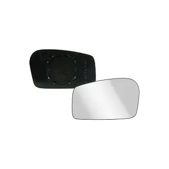 Auto zrcátko Sklo levého zpětného zrcátka PEUGEOT 806 | 1994-2002 | nevyhřívané | chromové | ploché | VIEW MAX |