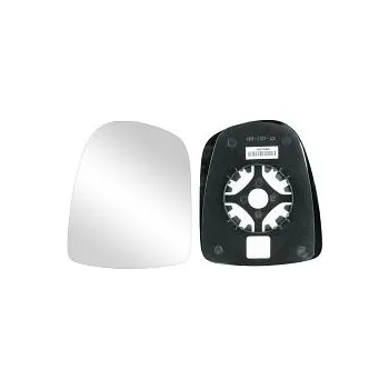 Auto zrcátko Sklo levého zpětného zrcátka RENAULT TRAFIC (FL-JL) | 2001-2006 | nevyhřívané | chromové | vypouklé | VIEW MAX |