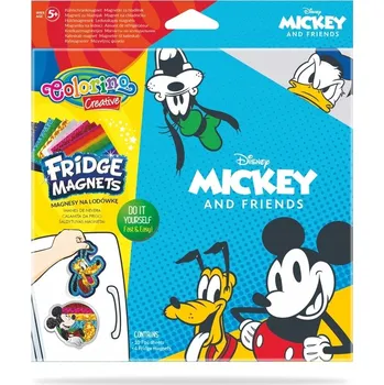 Dekorativní magnet Mickey Mouse MAGNET magnetka na lednici mix 4 vzorů DISNEY magnetky na ledničku sada