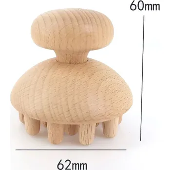 Masáž Dřevěný masážní váleček pro lymfatickou masáž a celulitidu | masážní pomůcka, anticelulitidní váleček - Dřevěný