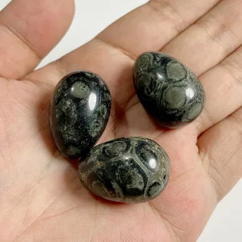 Dekorace do akvária 1-3 ks Přírodní leštěný minerální kámen 20x30 mm | Dekorace, akvarijní kámen - Č.9 Kambaba , 3 kusy