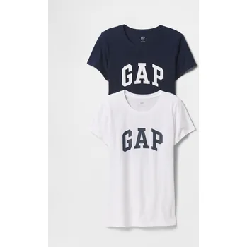 Dámská móda GAP Tričko s logem, 2 ks - Dámské GAP bílá 3280055