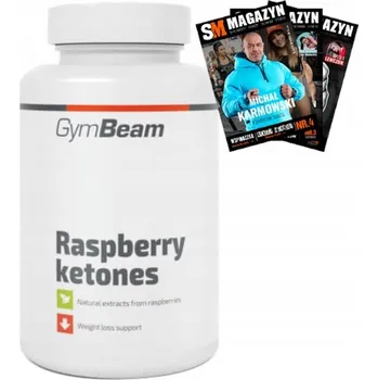 Spalovač tuku Doplněk stravy GymBeam malinový keton kapsle 90 ks