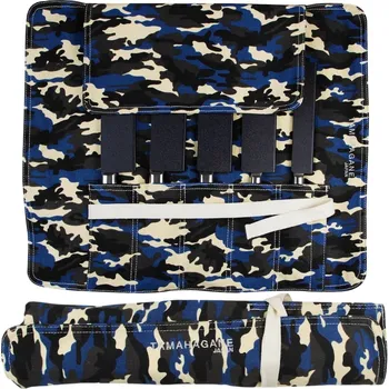 Kuchyňský nůž Tamahagane Japonská bavlněná taška pro uložení 5 nožů s chrániči